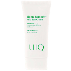 UIQ  Санскрин для чувствительной кожи - Biome Remedy Mild Sun Cream Physical Sunscreen SPF50+ PA+++, 50мл