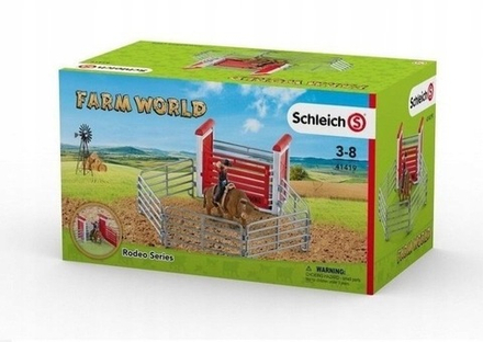 Фигурки  Schleich Ковбой верхом на быке SLH41419/животные/дикая природа/ игрушки для детей/