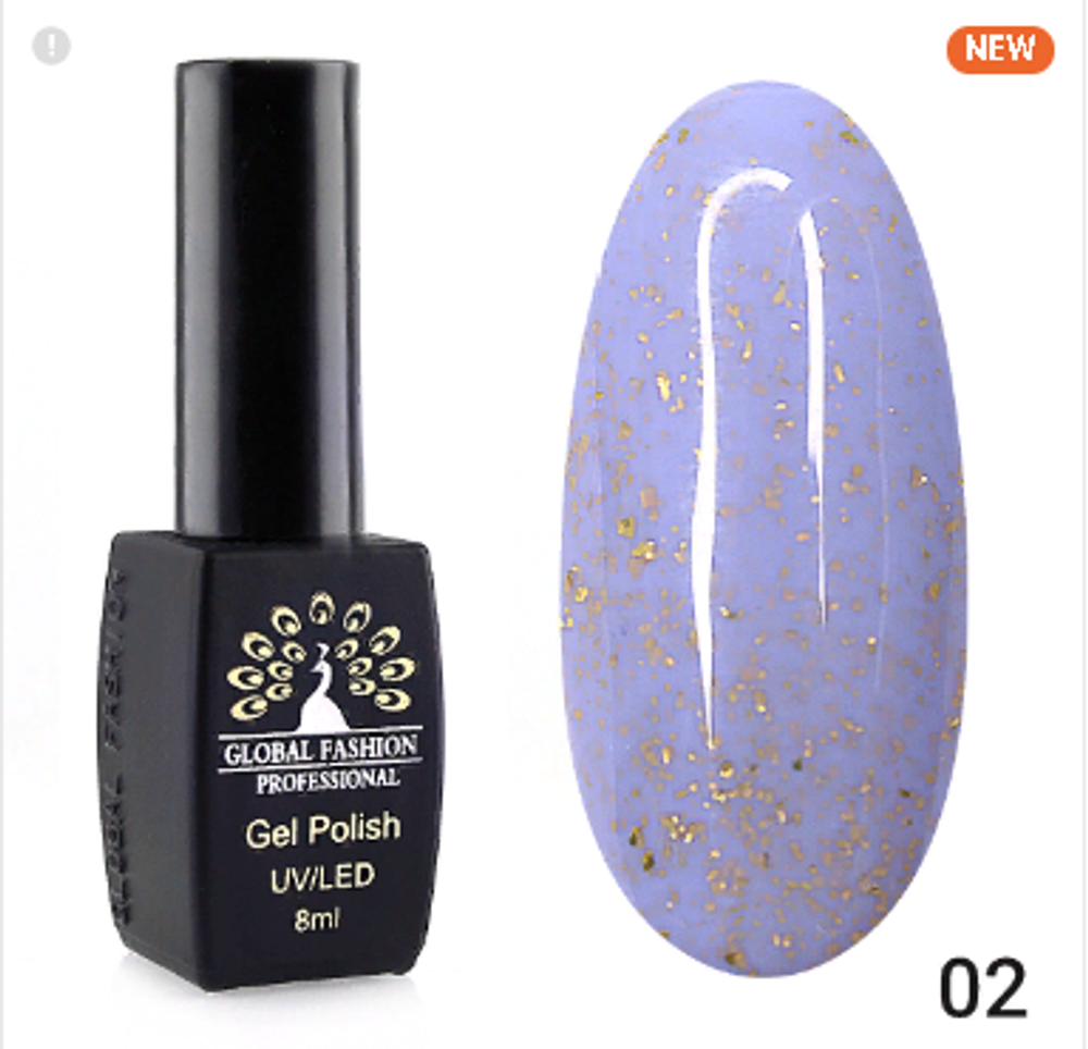 ГЕЛЬ-ЛАК ПОТАЛЬ 8 МЛ GLOBAL FASHION, 02