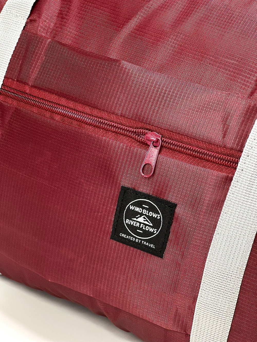 Сумка дорожная, текстильная бордовая (201723121)