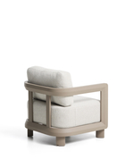 Уличное кресло Nerano из алюминия цвета таупе