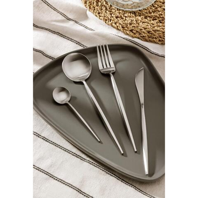 Набор столовых приборов из нержавеющей стали Magistro «Фолк», 4 предмета, цвет серебряный-