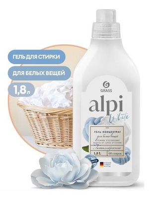 Концентрированное жидкое средство для стирки "ALPI white gel" (флакон 1,8л)