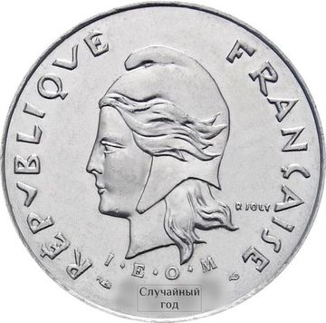 50 франков 2007-2017 Новая Каледония