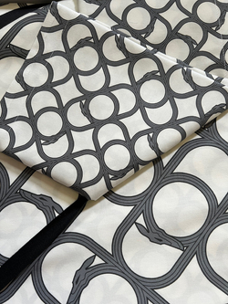 Постельное белье 2 спальное евро макси Trussardi Contemporary Logo бежевое