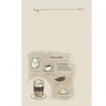 Ежедневник недатированный, 140х210 мм, 7БЦ, Контэнт-Канц, мат.лам., выб.лак, ляссе, 64 л., диз. внутр. блок, "Ежедневник недатированный, кофейное настроение", девушка в очках