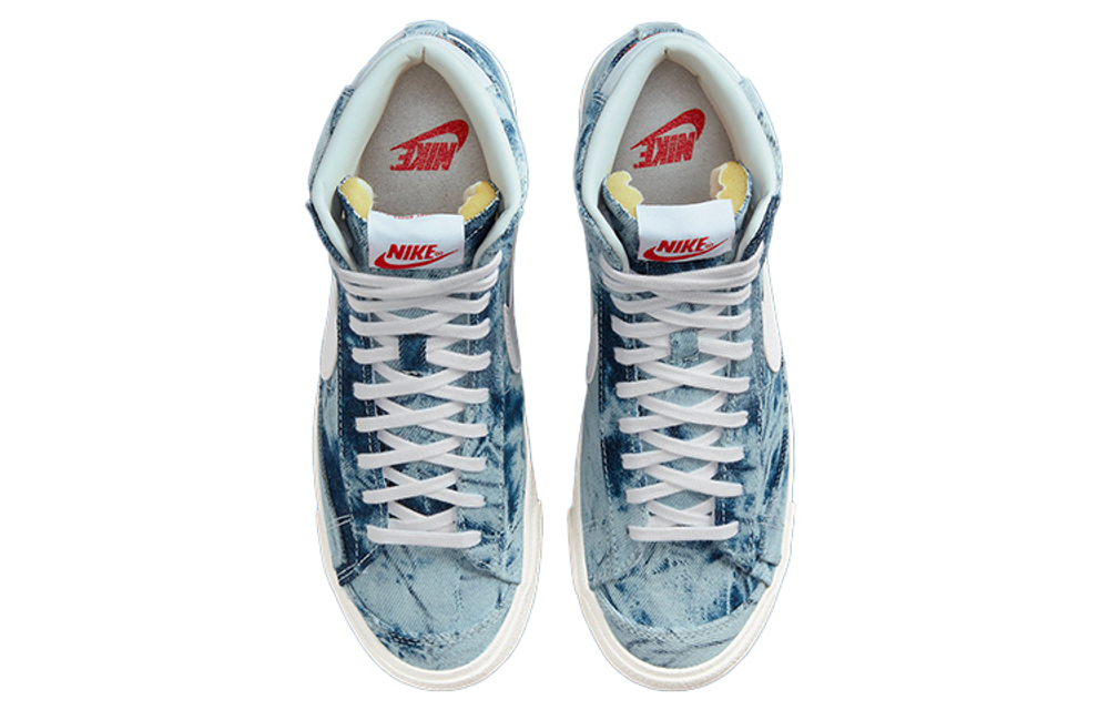 Кроссовки Nike Blazer '77 Multi-Color And White (Женская размерная сетка)
