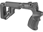 Складной приклад на Mossberg 500/590, Maverick 88, черный, FAB-Defense