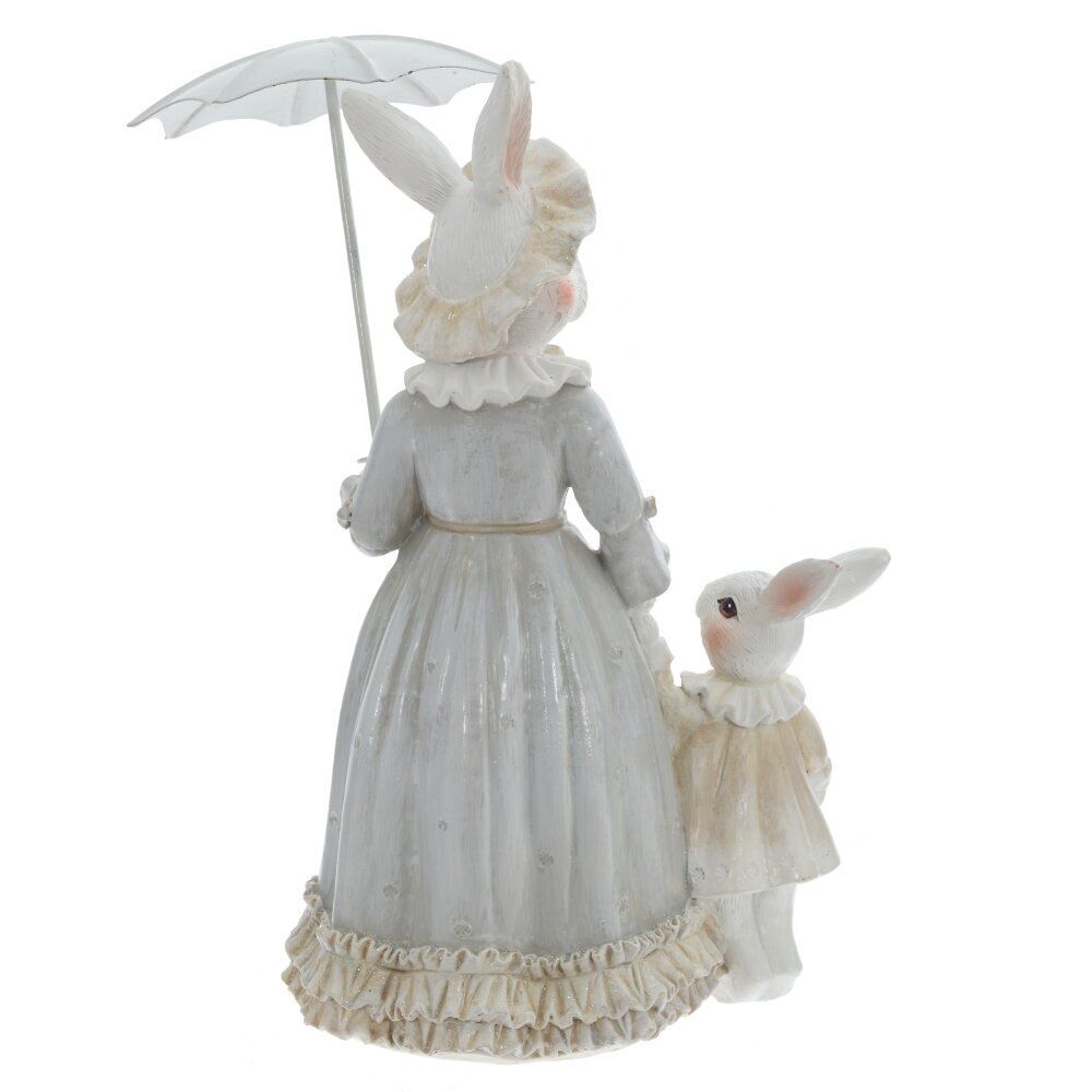 GAEM Фигурка декоративная "Зайчиха с зайчонком", L15,5 W12 H21 см