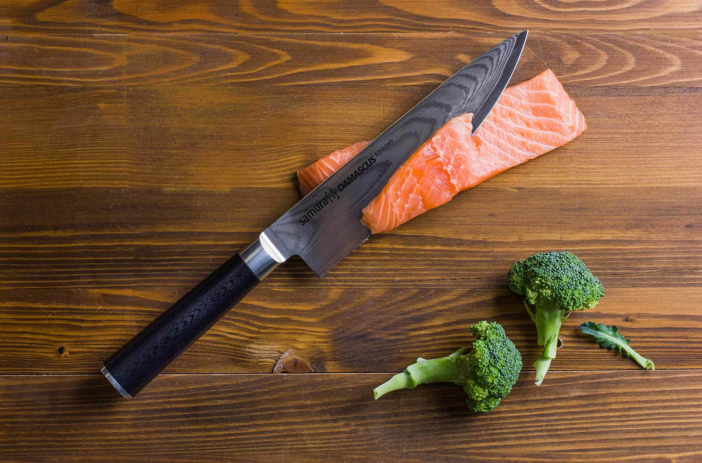 Нож Поварской-Шеф 20см Samura Damascus SD-0085/K