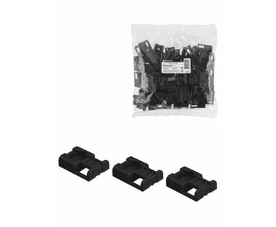 Площадка под хомуты для прямого монтажа (100 шт.) черная, TDM SQ0516-0502