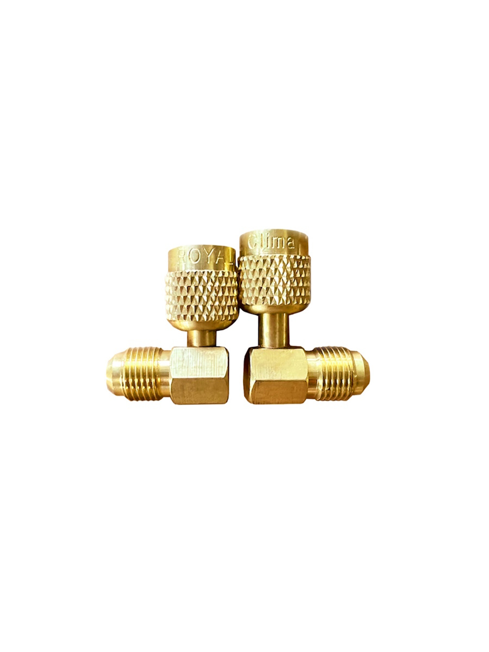 Переходник угловой 90°; 5/16"Mх1/4"F, с R410А на R22, упак. 2 шт. LT-AD78