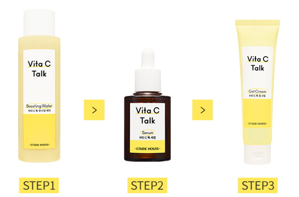 Etude House Vita C-Talk Gel Cream Крем с витамином С для сияния кожи