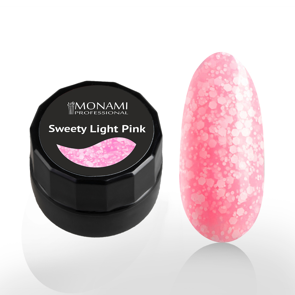 MONAMI Гель-лак Sweety Light Pink, 5 г