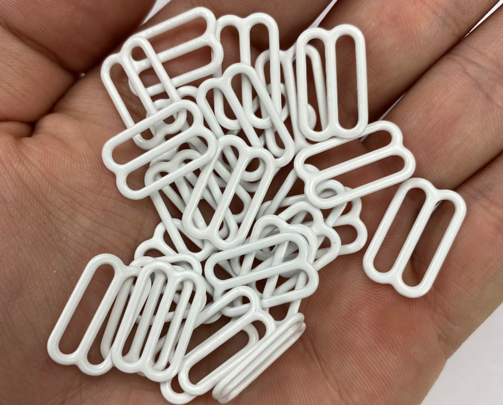 Регулятор-рамка металл белый 15 мм