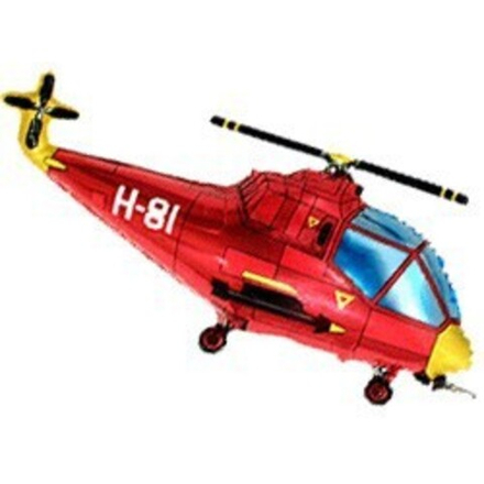 F Мини-фигура, Вертолет (красный), 14"/43 см, 5 шт.