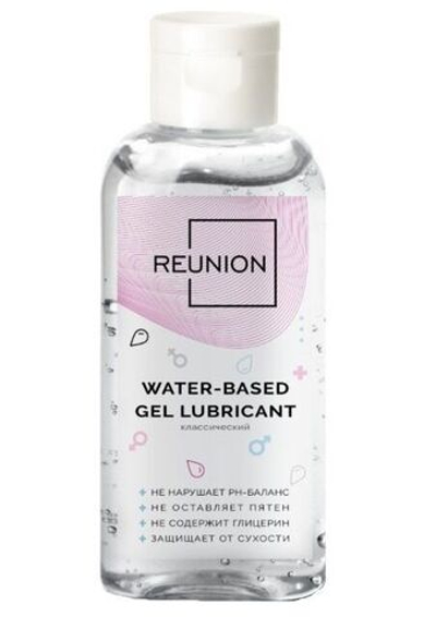 Лубрикант на водной основе REUNION Water Based Gel Lubricant - 50 мл.