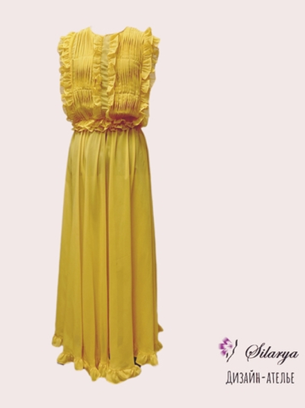 Платье шифоновое "Знойный полдень"
