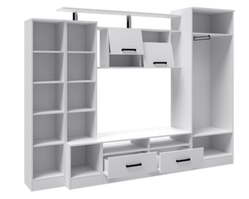 Гостиная ОСКАР-5 дуб крафт золотой / кашемир