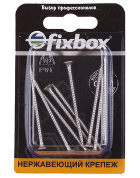 Саморезы универсальные нержавеющие 3,0х50 (10 шт) Fixbox 566030