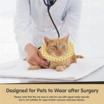 Воротник ветеринарный на кулиске «ЛЮБИМЫЙ БРО», уточки, р M, окружность шеи 17-27см (лейбл)