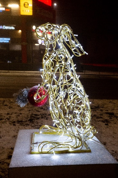 Световая фигура «Зайчик»