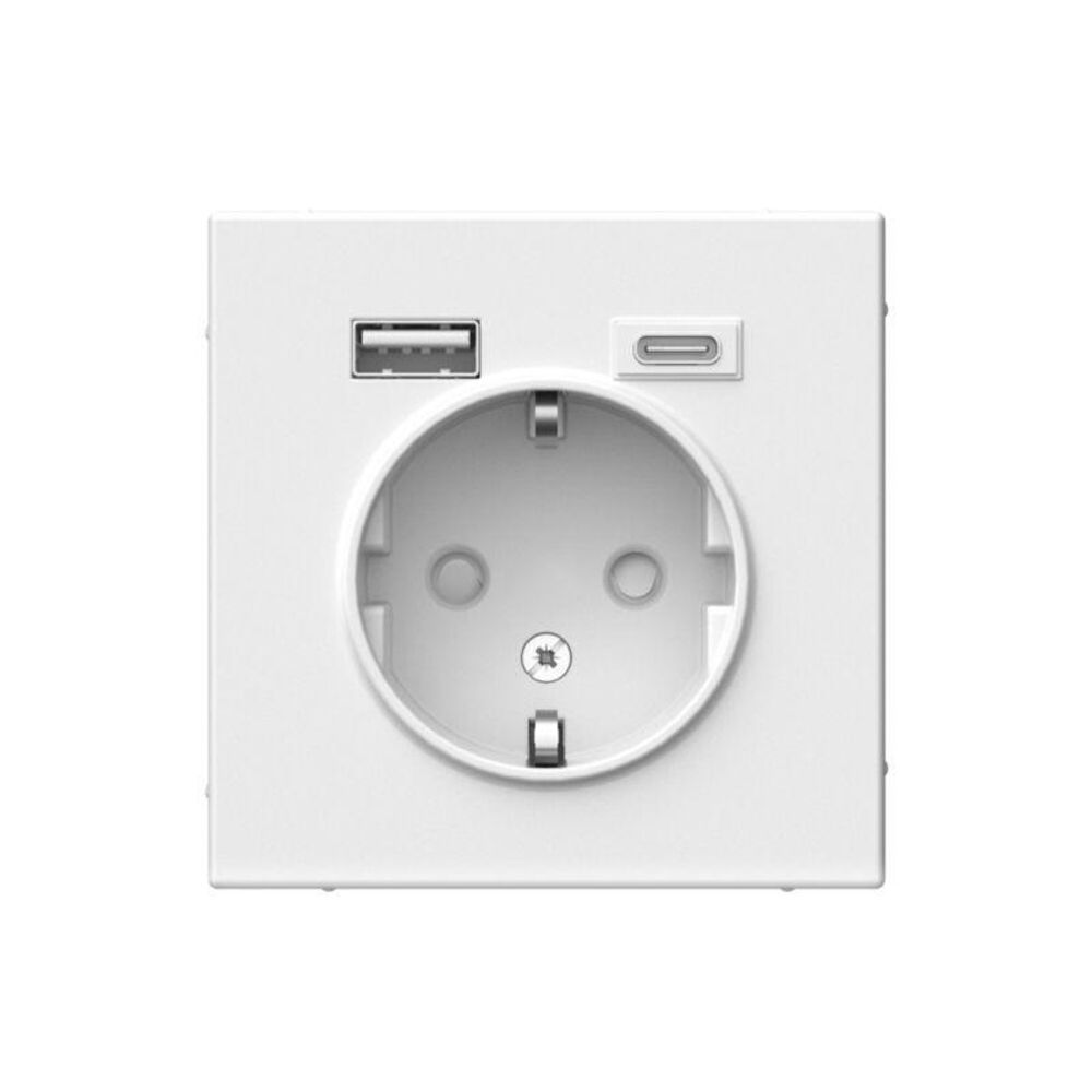 Розетка ArtGallery 16А с 2-мя заряд. устройствами USB A+C 5В/2.4А/3А 2х5В/1.5А механизм бел. SE GAL000132 Розетка ArtGallery 16А с 2-мя заряд. устройствами USB A+C 5В/2.4А/3А 2х5В/1.5А механизм бел. SE GAL000132