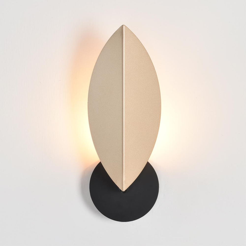 8396/1W MODERNI LN26 421 черный/золото, металл Бра G9 20W 220V LEAF