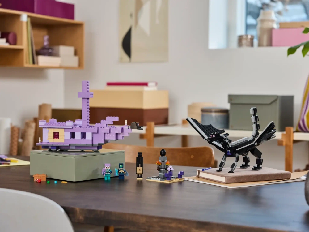 Конструктор LEGO Minecraft 21264 Дракон и корабль Эндера