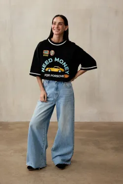 Джинсы (Как у Керри), голубые с необработанным низом