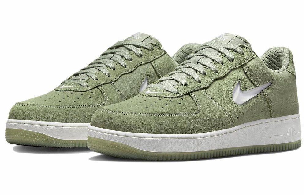 Кроссовки Nike Air Force 1 Low Jewel "Oil Green" (Женская размерная сетка)