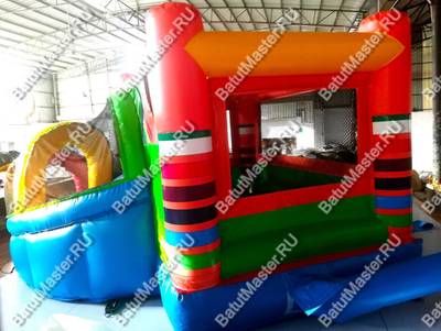 Детский надувной батут "Мир радости" 3,5*3*2,2 м