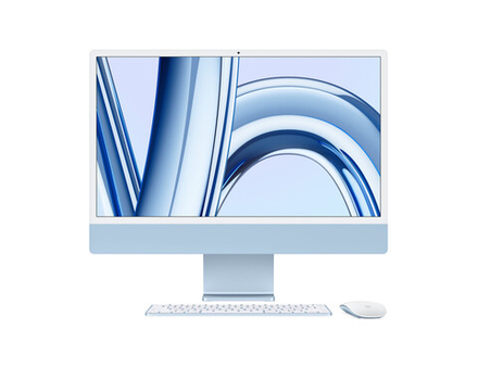 Apple iMac M3, 2023, MQRC3, 8GB, 256GB, 8-CPU, 8-GPU, Blue (Синий)