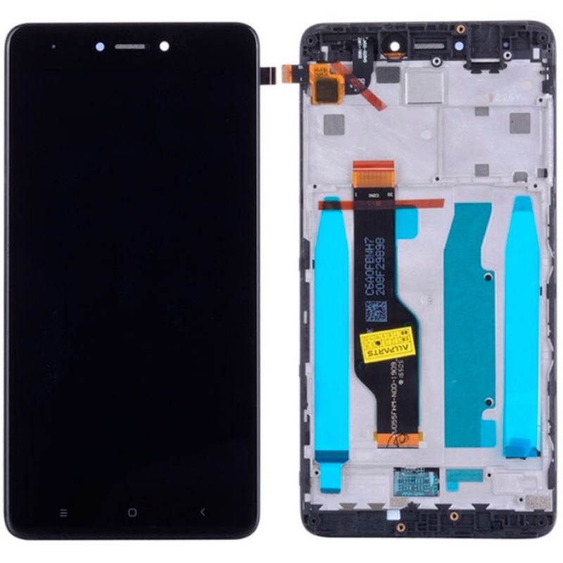 Дисплей для Xiaomi Redmi Note 4X (Snapdragon 625) в сборе с тачскрином на рамке (Black)