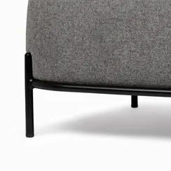 Двухместный диван Pawai 125 см, тёмно-серый