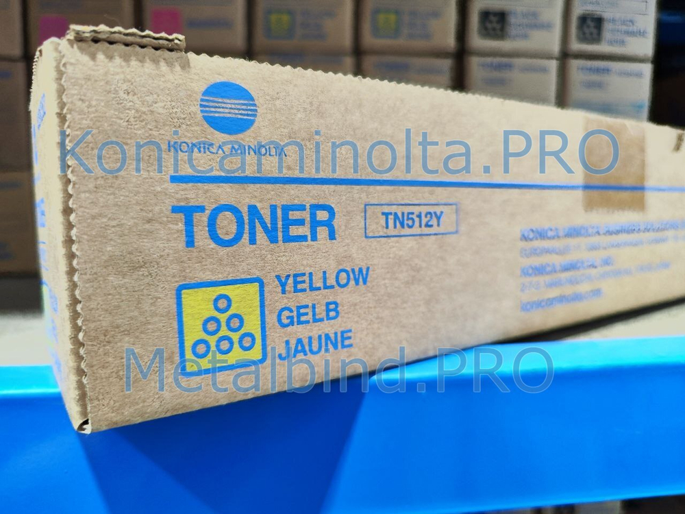 Тонер TN-512Y Konica Minolta оригинальный желтый A33K252