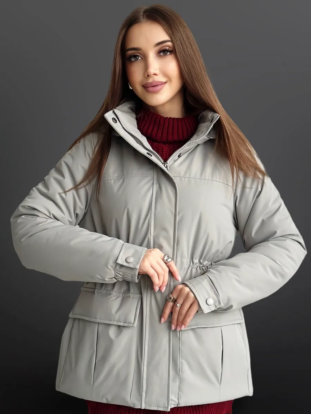 Куртка демисезонная с капюшоном