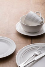 Тарелка сервировочная original cane 21 см кремовая