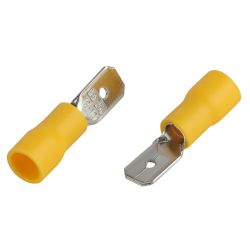 Разъем плоский ЭРА NO-225-131 РпИп 5-6-0.8 изолированный «вилка» (упаковка 50 штук) | Наконечники слаботочные