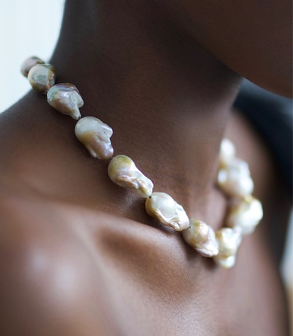 Ожерелье Барокко в белом