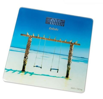Весы напольные BBK BCS3005GE голубой