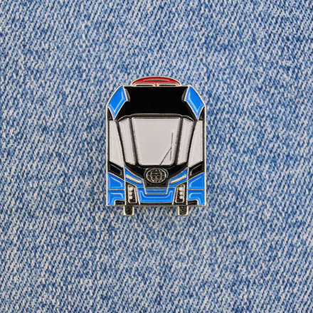 Значок трамвай 71-911ЕМ Львёнок Саратов