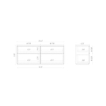 Тумба напольная ML084