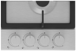 Газовая варочная панель Hotpoint HGMT 641 W IX