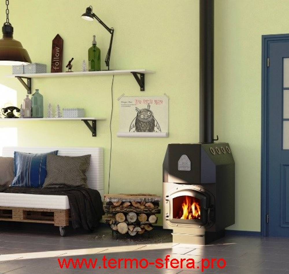 Отопительная конвекционная печь ТМФ Студент Уголь ЧД ЧК ЗГ ТВ ЧВК 115