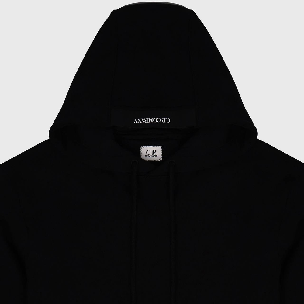 Худи C. P. Company Diagonal Raised Fleece Black