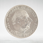 France, 1 Franc 1988 - 30th Anniversary of the Fifth Republic, VF