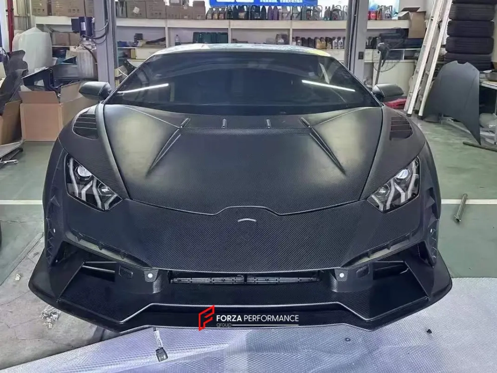 Широкий карбоновый обвес для Lamborghini Huracan LP610 LP580 Evo 2015-2022 Ламборгини Хуракан