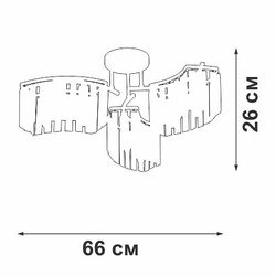 Потолочная люстра Vitaluce V5884 V5884-0/6PL