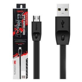 Кабель USB - MicroUSB Remax RC-001m (1 м.) Черный